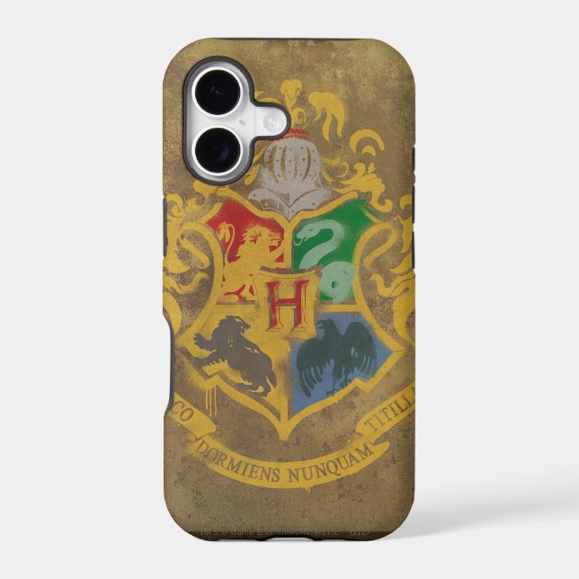 Harry Potter | Hogwarts Crest - Blue Iphone Case (Back)