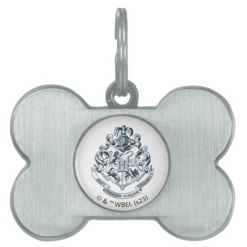 Harry Potter  Hogwarts Crest _ Blue Pet ID Tag