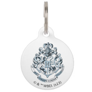 Harry Potter Hogwarts Crest - Blue Pet ID Tag