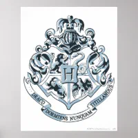 Harry Potter, Hogwarts Crest - Full Color Sticker, Zazzle