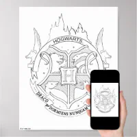 harry potter gryffindor crest coloring pages