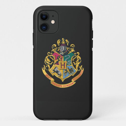 Harry Potter  Hogwarts Crest _ Full Color iPhone 11 Case