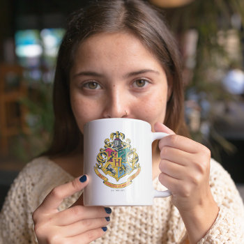 Harry Potter | Hogwarts Crest - Full Color Coffee Mug by harrypotter at Zazzle