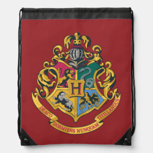 Harry Potter   Hogwarts Crest - Full Color Drawstring Bag