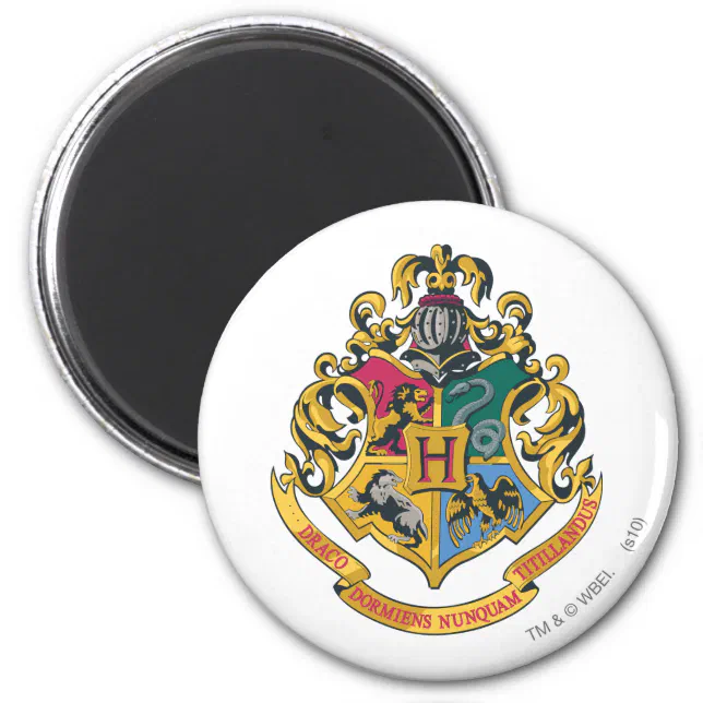 Harry Potter, Hogwarts Crest - Full Color Magnet