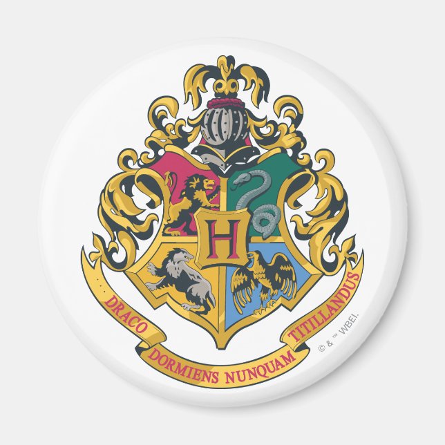 Harry Potter | Hogwarts Crest - Full Color Magnet (Front)