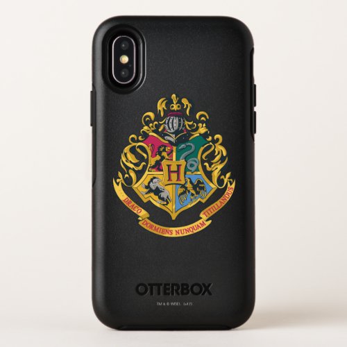 Harry Potter  Hogwarts Crest _ Full Color OtterBox Symmetry iPhone X Case