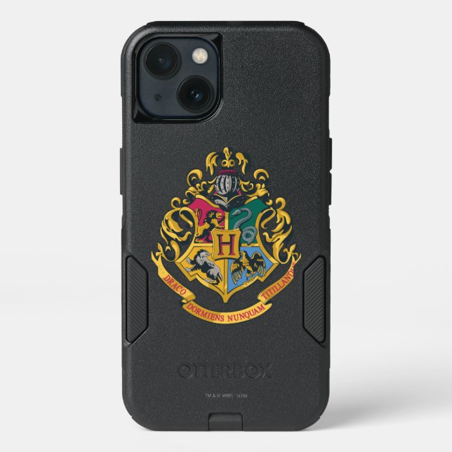 Harry Potter | Hogwarts Crest - Full Color Otterbox iPhone Case (Back)