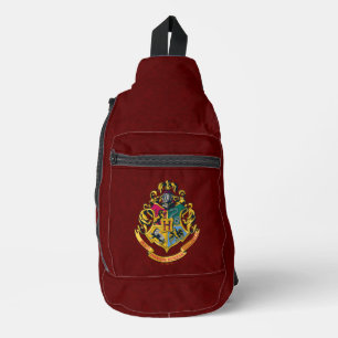 Harry Potter   Hogwarts Crest - Full Color Sling Bag