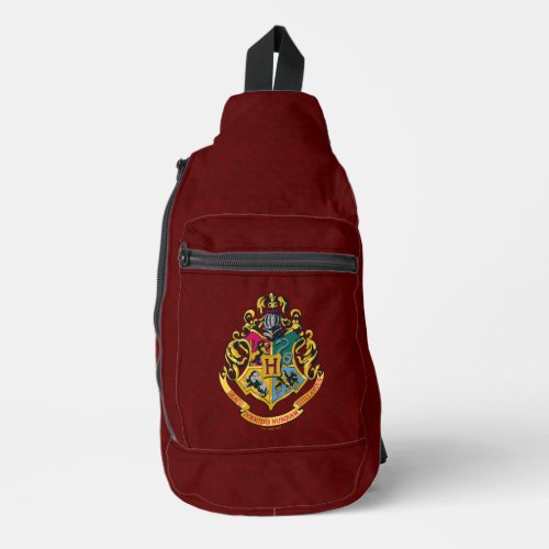 Harry Potter  Hogwarts Crest _ Full Color Sling Bag