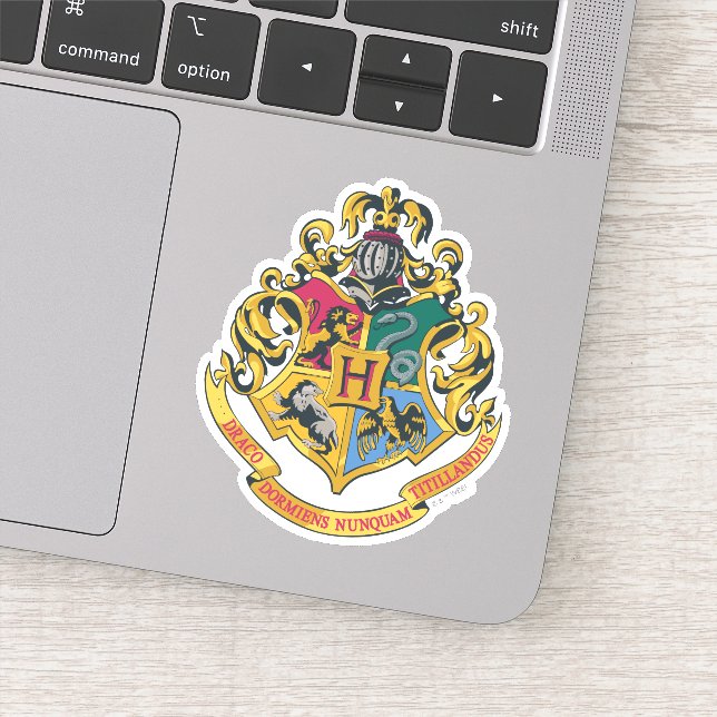 Harry Potter | Hogwarts Crest - Full Color Sticker (Detail)