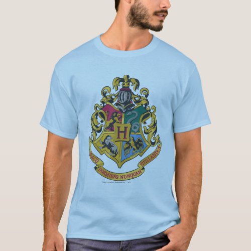 Harry Potter  Hogwarts Crest _ Full Color T_Shirt