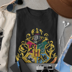 Harry Potter   Hogwarts Crest - Full Color T-Shirt