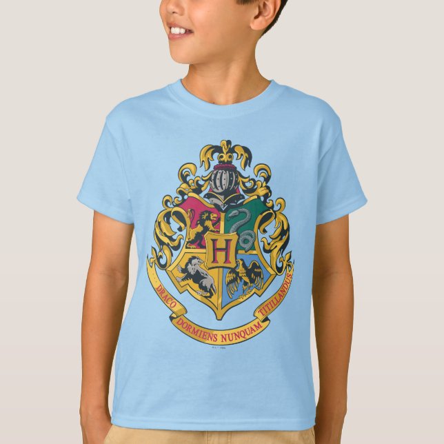 Harry Potter | Hogwarts Crest - Full Color T-Shirt (Front)