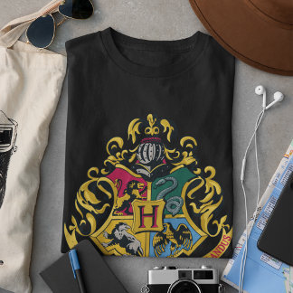 Harry Potter | Hogwarts Crest - Full Color Tri-Blend Shirt