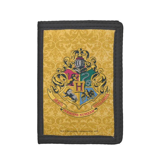 Harry Potter | Hogwarts Crest - Full Color Tri-fold Wallet (Front Vertical)