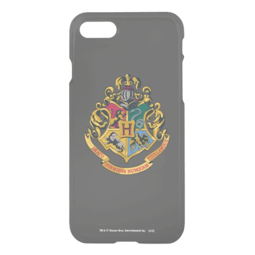 Harry Potter  Hogwarts Crest _ Full Color iPhone SE87 Case