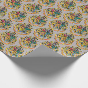 Harry Potter   Hogwarts Crest - Full Color Wrapping Paper