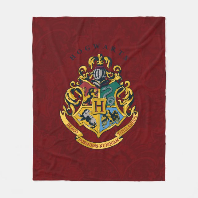 Harry Potter | Hogwarts Crest - Full Fleece Blanket (Front)