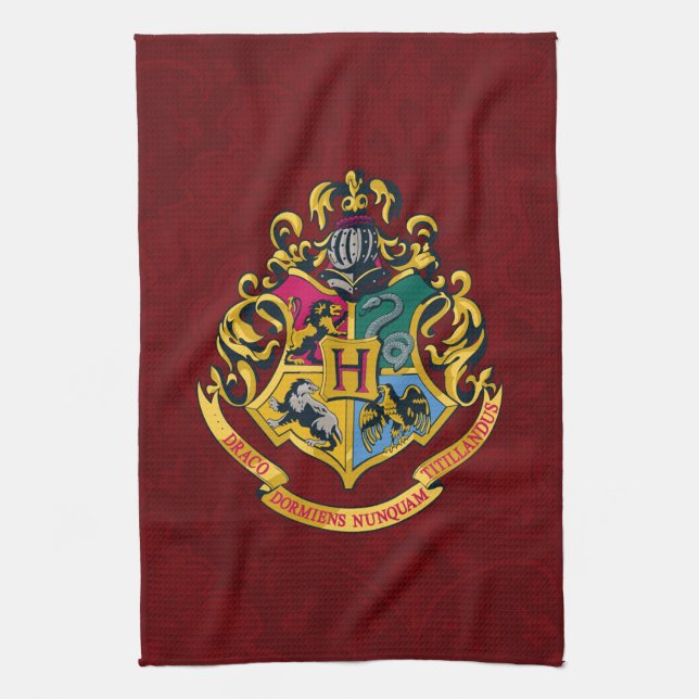 Harry Potter | Hogwarts Crest - Full Kitchen Towel (Vertical)