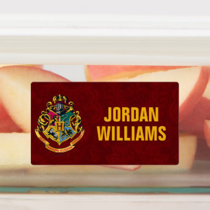 Harry Potter Hogwarts Crest Labels