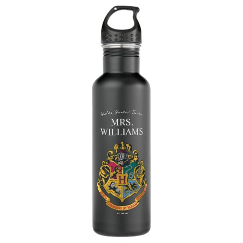Harry Potter  Hogwarts Crest Teacher Personalize Stainless Steel Water Bottle