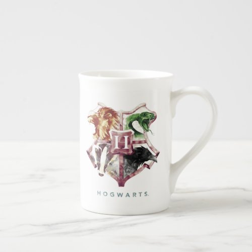 Harry Potter  HOGWARTS Crest Watercolor Bone China Mug