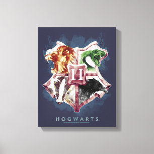 Harry Potter HOGWARTS™ Crest Watercolor Canvas Print