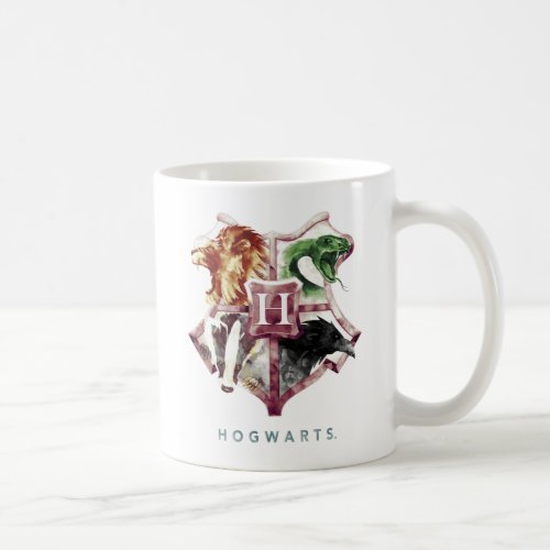 Harry Potter  HOGWARTSâ Crest Watercolor Coffee Mug