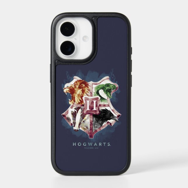 Harry Potter | HOGWARTS™ Crest Watercolor Otterbox iPhone Case (Back)