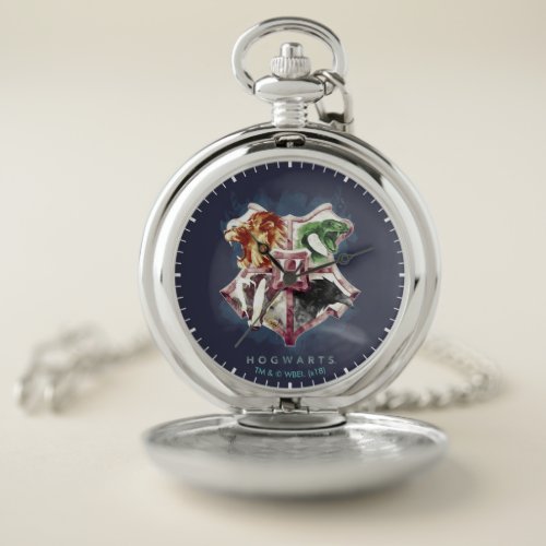 Harry Potter | HOGWARTS™ Crest Watercolor Pocket Watch