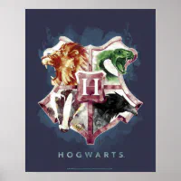 Harry Potter, HOGWARTS™ Crest Watercolor Poster