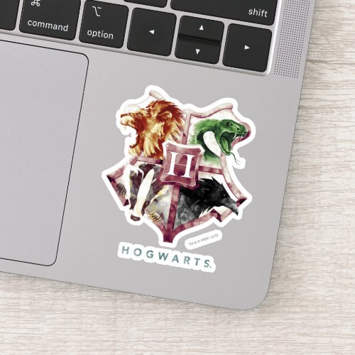 Harry Potter  HOGWARTSâ Crest Watercolor Sticker