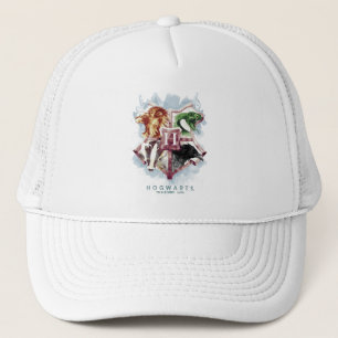 Harry Potter   HOGWARTS™ Crest Watercolor Trucker Hat