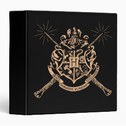 Harry Potter | Hogwarts Crossed Wands Crest 3 Ring Binder