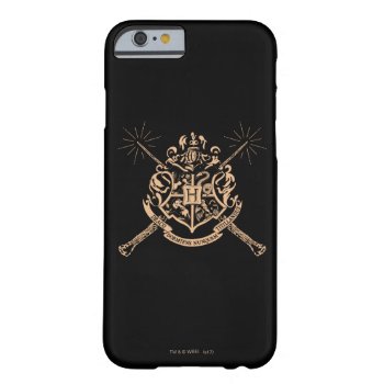 Harry Potter | Hogwarts Crossed Wands Crest Barely There Iphone 6 Case by harrypotter at Zazzle