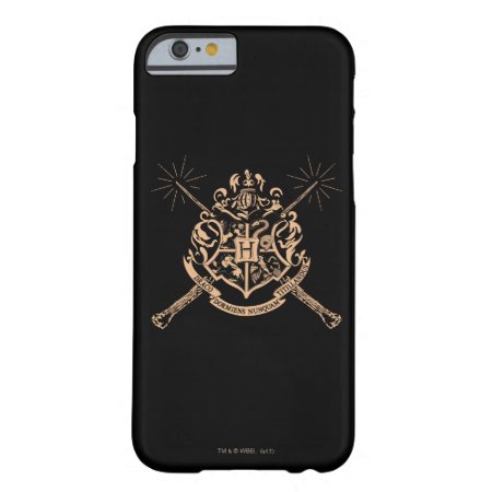 Harry Potter | Hogwarts Crossed Wands Crest Barely There Iphone 6 Case