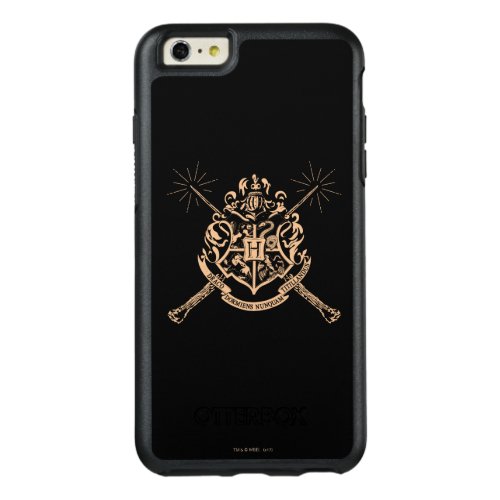 Harry Potter  Hogwarts Crossed Wands Crest OtterBox iPhone 66s Plus Case