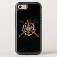 Harry Potter | Hogwarts Crossed Wands Crest OtterBox Symmetry iPhone 7 Case