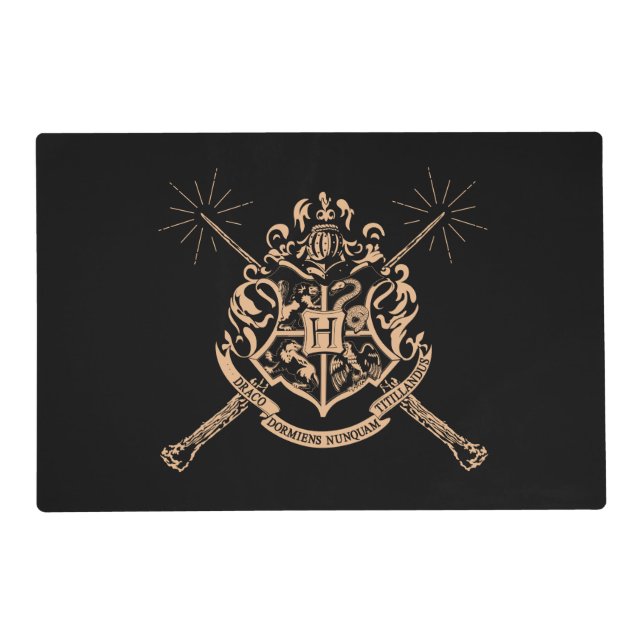 Harry Potter | Hogwarts Crossed Wands Crest Placemat (Front)
