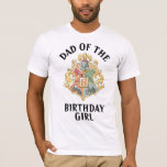 Harry Potter | Hogwarts - Dad of the Birthday Girl T-Shirt<br><div class="desc">Celebrate a magical birthday with this charming Harry Potter-themed t-shirt designed for the dad of the birthday star. Featuring the iconic Hogwarts crest and Wizarding World-inspired details,  it’s the perfect way for a proud dad to showcase his love for Hogwarts on the special day.</div>
