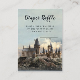 Harry Potter   Hogwarts - Diaper Raffle Insert