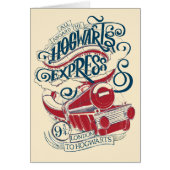 Harry Potter | Hogwarts Express Typography Cards (Front)