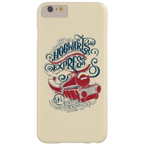 Harry Potter  Hogwarts Express Typography Barely There iPhone 6 Plus Case