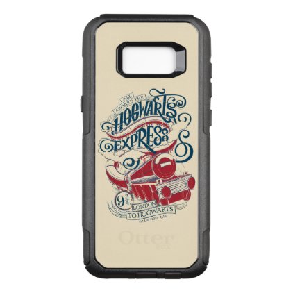 Harry Potter | Hogwarts Express Typography OtterBox Commuter Samsung Galaxy S8+ Case