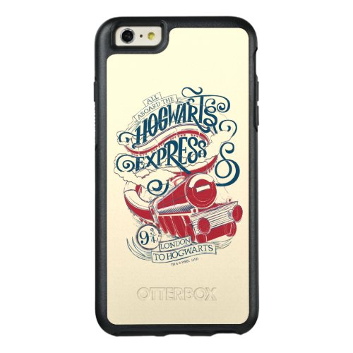 Harry Potter  Hogwarts Express Typography OtterBox iPhone 66s Plus Case