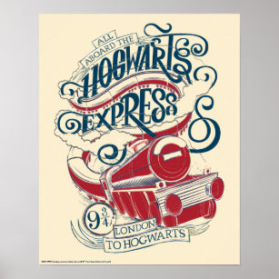 Harry Potter Poster Hogwarts Express Premium Film Plakat Querformat 91,5x61 cm 