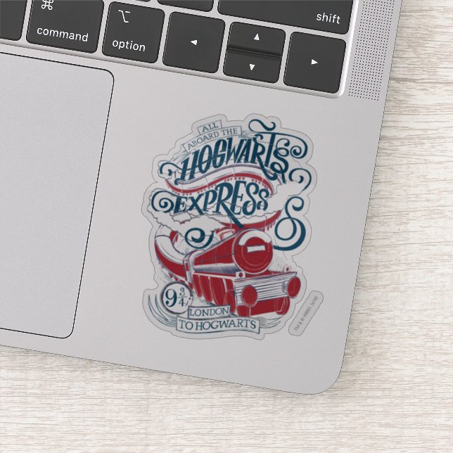 Harry Potter | Hogwarts Express Typography Sticker (Detail)