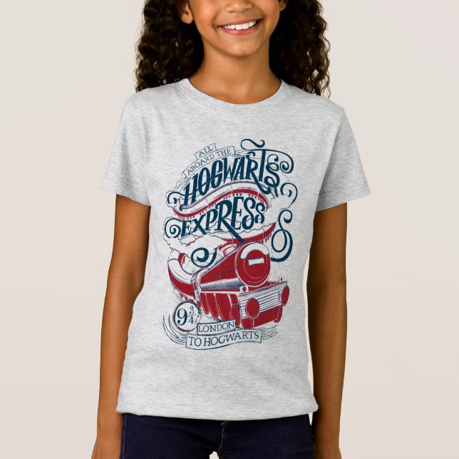 Harry Potter | Hogwarts Express Typography T-Shirt (Front)