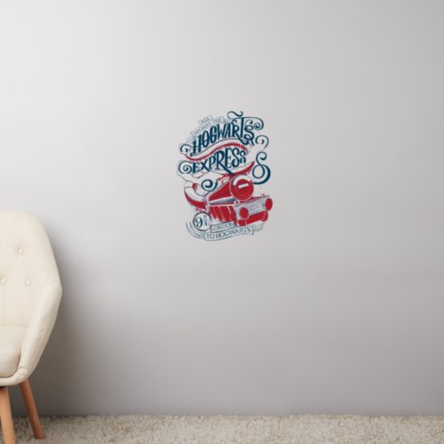 Harry Potter  Hogwarts Express Typography Wall Decal
